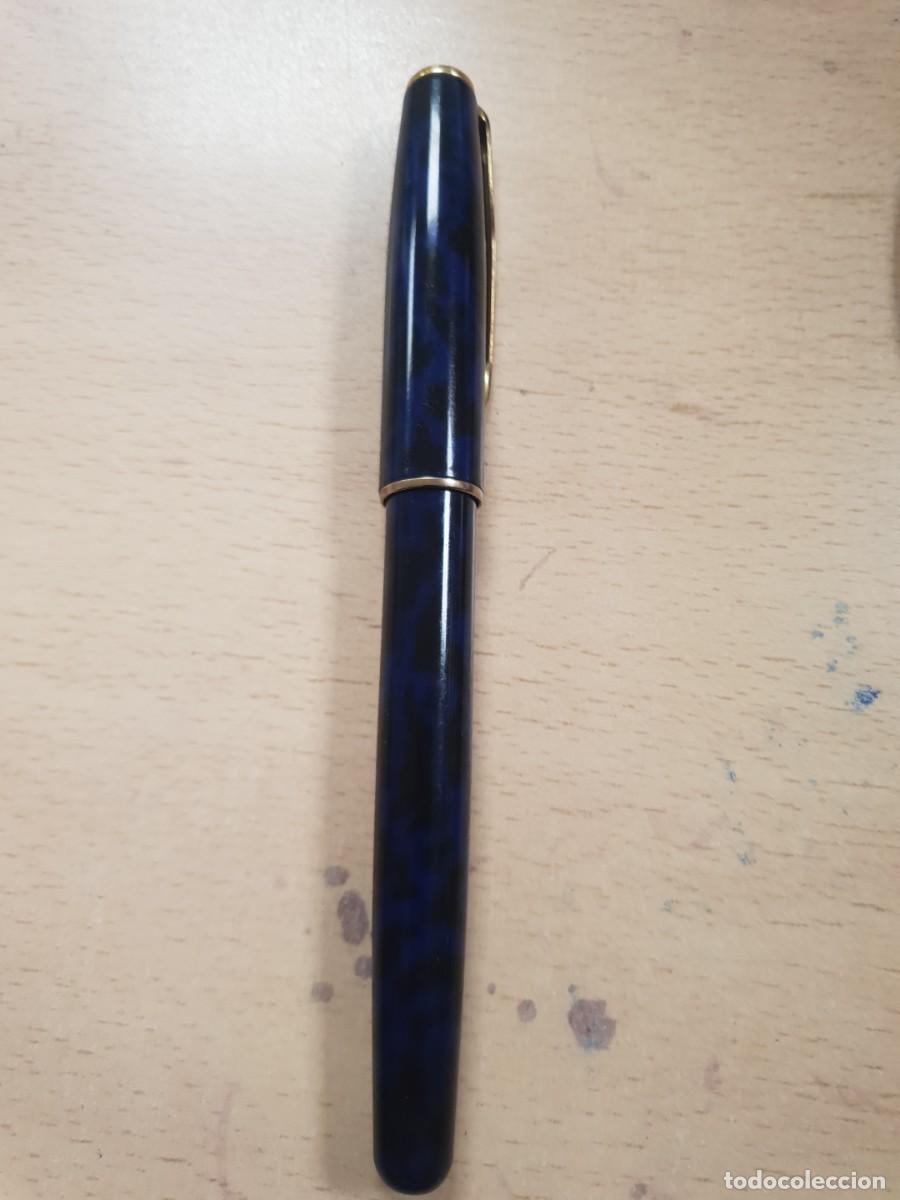 Plumas estilogr&aacute;ficas antiguas: Pluma parker sonnet plumin oro - Foto 4