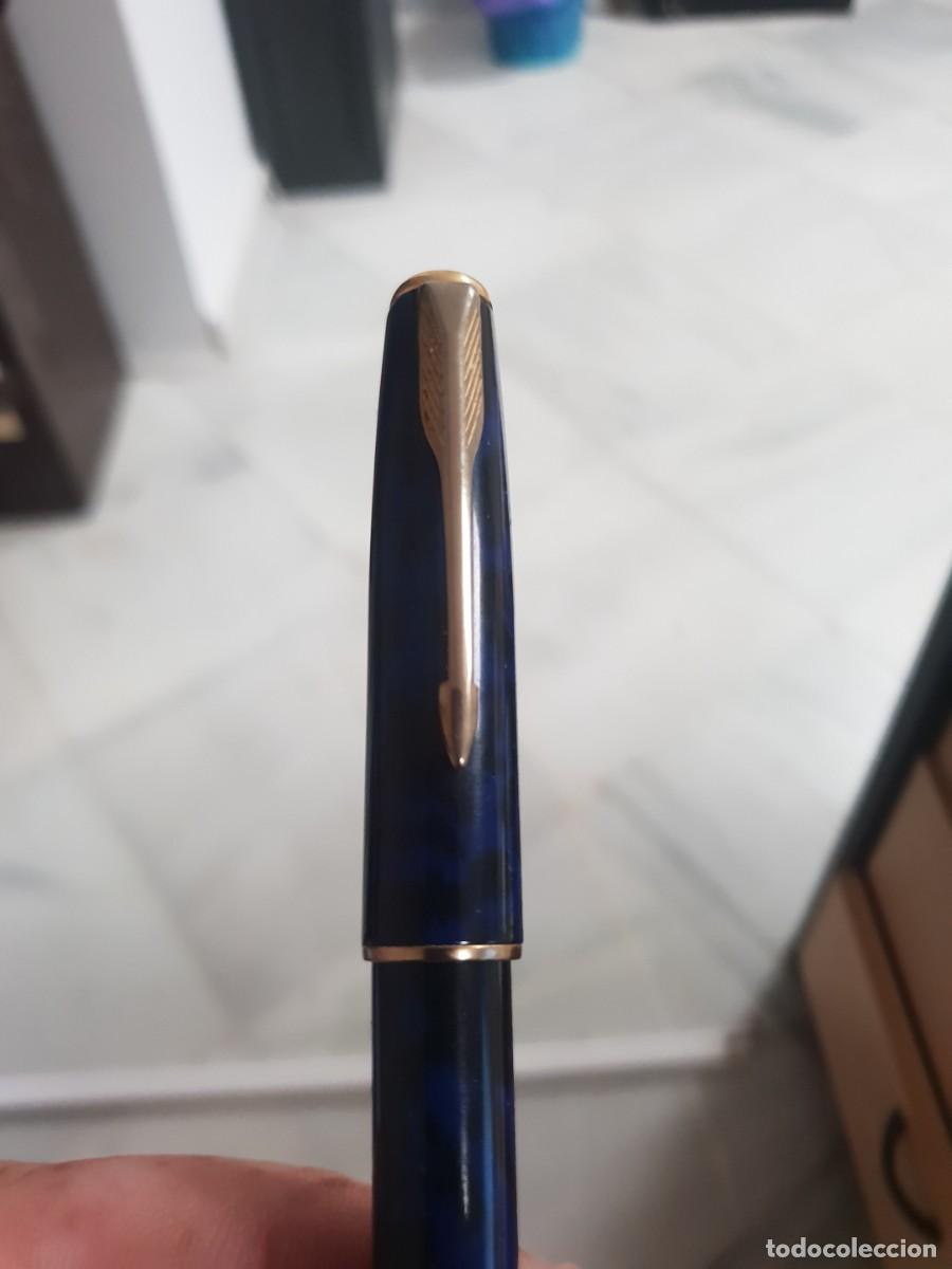 Plumas estilogr&aacute;ficas antiguas: Pluma parker sonnet plumin oro - Foto 5
