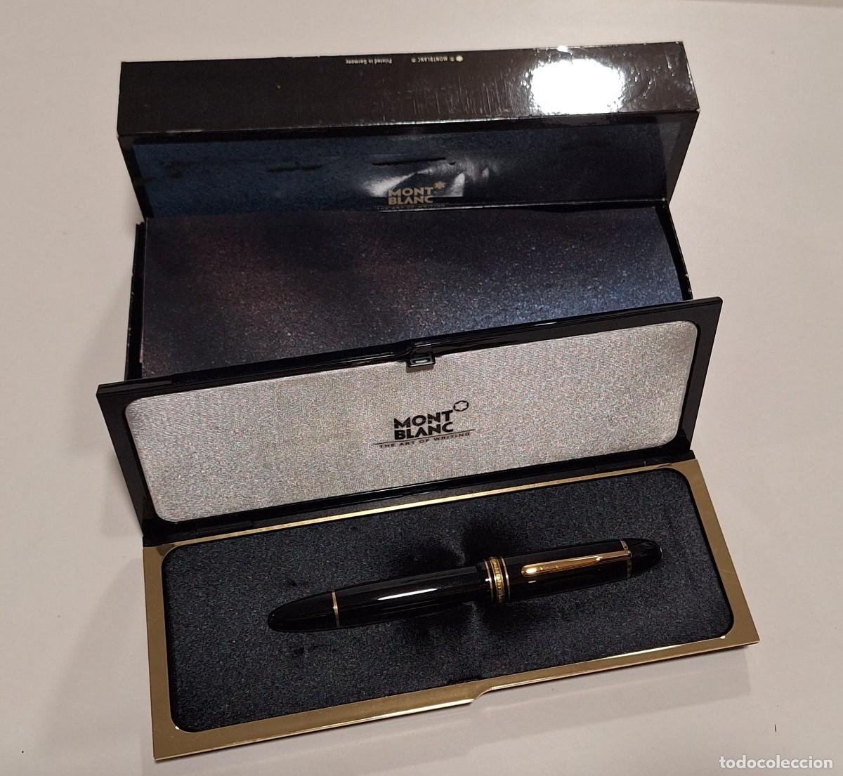 Plumas estilogr&aacute;ficas antiguas: Montblanc Meisterst&uuml;ck 149. Nueva, vintage, sin usar, a estrenar.