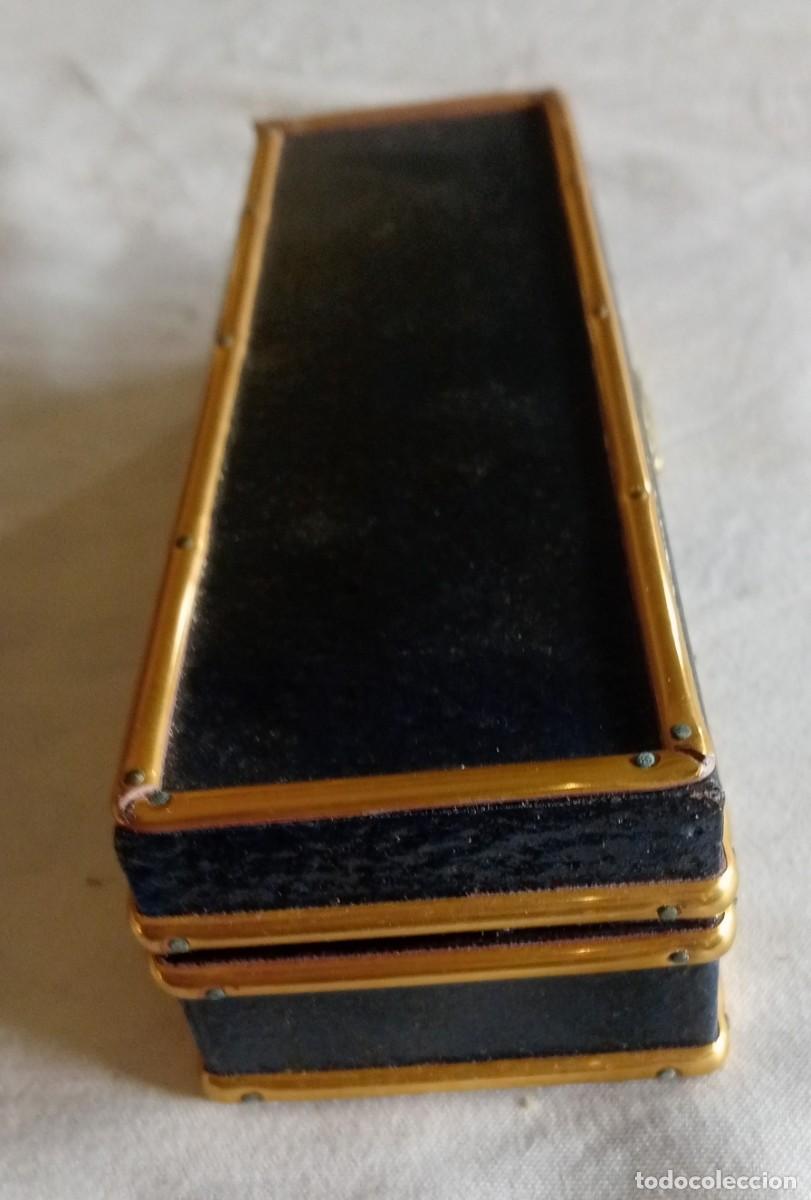 Plumas estilogr&aacute;ficas antiguas: ESTUCHE DE MADERA PARA PLUMA, L&Aacute;PICES, ETC - Foto 5