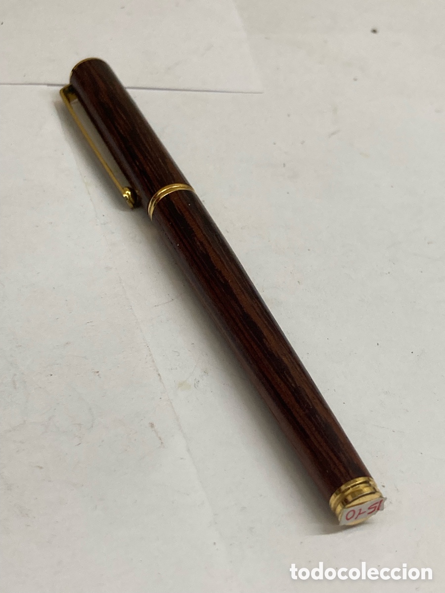 Plumas estilogr&aacute;ficas antiguas: Pluma Minka cuerpo madera