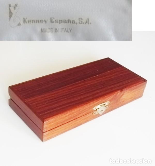 Plumas estilogr&aacute;ficas antiguas: KENNEY PRECIOSO ESTUCHE DE PLUMA O BOL&Iacute;GRAFO -VAC&Iacute;O DE MADERA PARA GUARDAR ESTILOGR&Aacute;FICA BOLI O JOYA