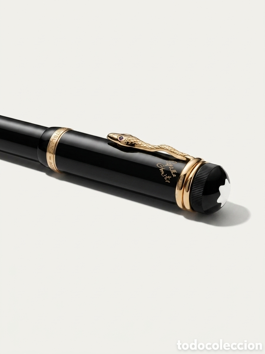 Plumas estilogr&aacute;ficas antiguas: Pluma Montblanc Agatha Christie - Foto 3