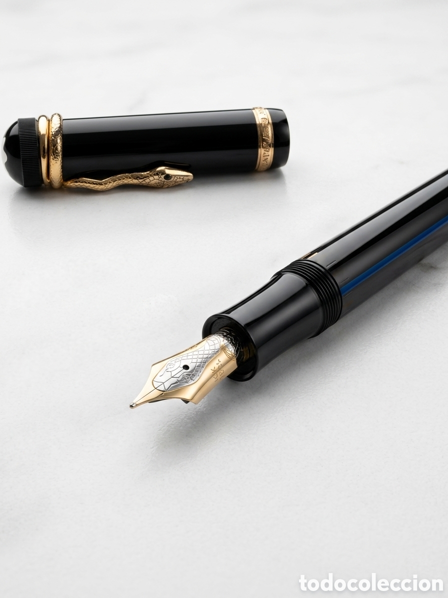 Plumas estilogr&aacute;ficas antiguas: Pluma Montblanc Agatha Christie - Foto 4