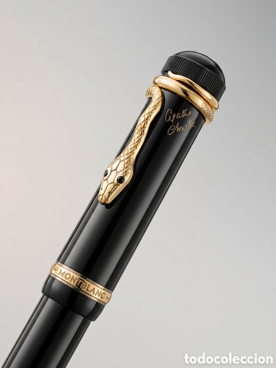 Plumas estilogr&aacute;ficas antiguas: Pluma Montblanc Agatha Christie - Foto 6