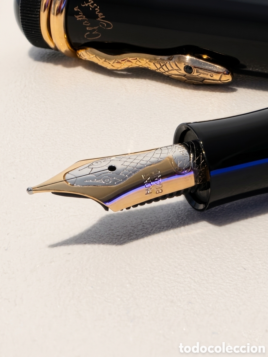 Plumas estilogr&aacute;ficas antiguas: Pluma Montblanc Agatha Christie - Foto 7