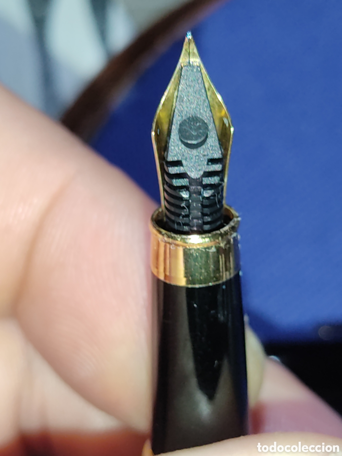 Plumas estilogr&aacute;ficas antiguas: Pluma estilogr&aacute;fica Marksman.Vintage. - Foto 8