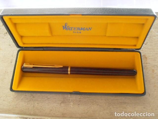 Plumas estilogr&aacute;ficas antiguas: ESTILOGR&Aacute;FICA WATERMAN MET&Aacute;LICA