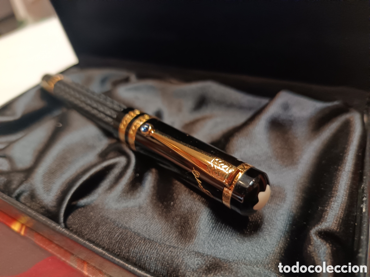 Plumas estilogr&aacute;ficas antiguas: MONTBLANC ED.LIMITADA DOSTOEVSKY, NUEVA, ORIGINAL, PLUMIN ORO 18K .PLUMA ESTILOGRAFICA
