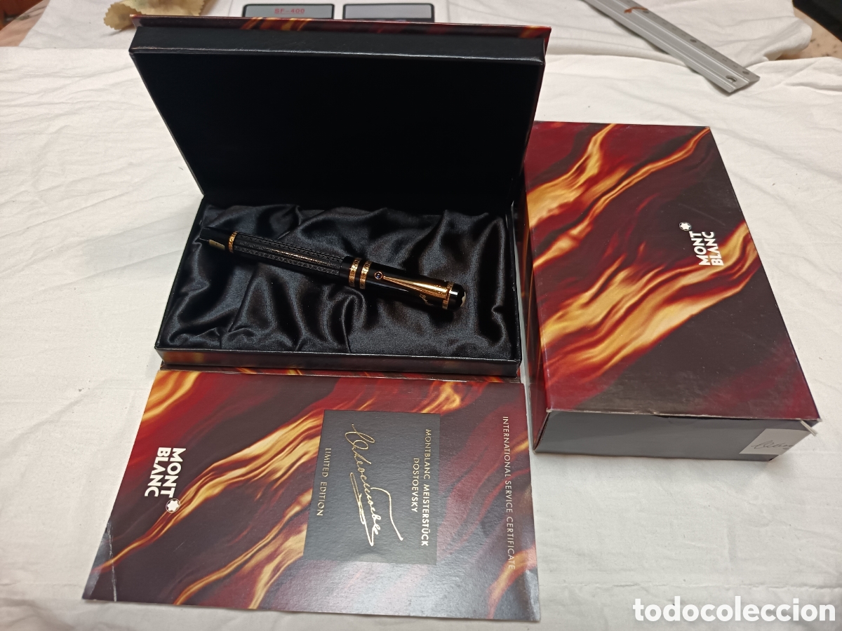 Plumas estilogr&aacute;ficas antiguas: MONTBLANC ED.LIMITADA DOSTOEVSKY, NUEVA, ORIGINAL, PLUMIN ORO 18K .PLUMA ESTILOGRAFICA