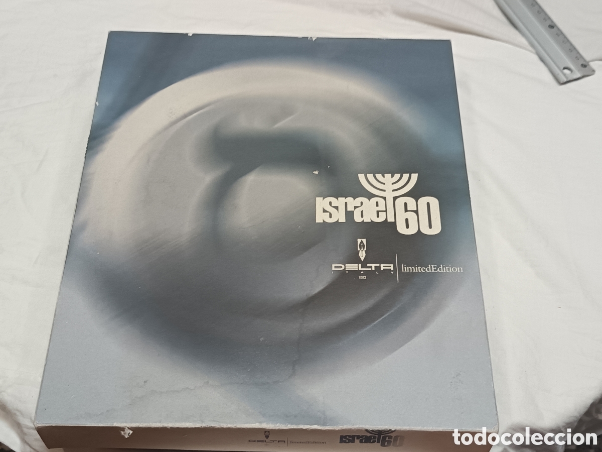 Plumas estilogr&aacute;ficas antiguas: DELTA ISRAEL 60, LIMITED EDITION, PLUMA ESTILOGRAFICA , SIN USAR EN SU CAJA, PLUMIN ORO 18K .