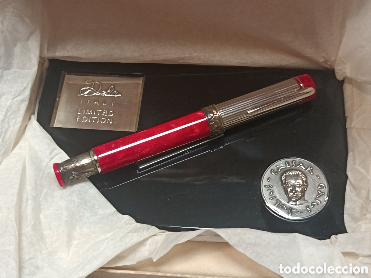 Plumas estilogr&aacute;ficas antiguas: DELTA JULIUS CAESAR L. EDITION 999 EJ. ,NUEVA, PLUMA ESTILOGRAFICA