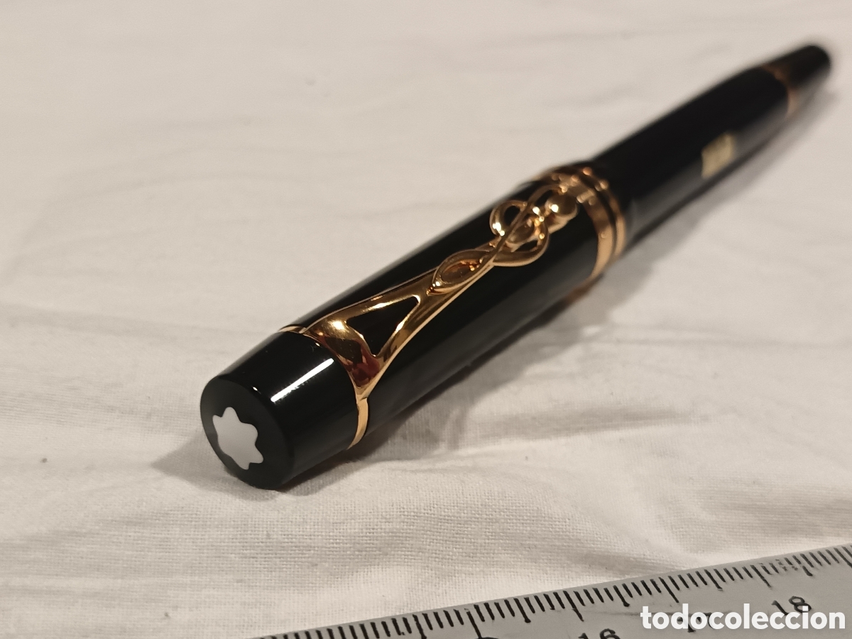 Plumas estilogr&aacute;ficas antiguas: MONTBLANC LIMITED EDITION LEONARD BERNSTEIN, PLUMIN ORO 18K ,PLUMA ESTILOGRAFICA