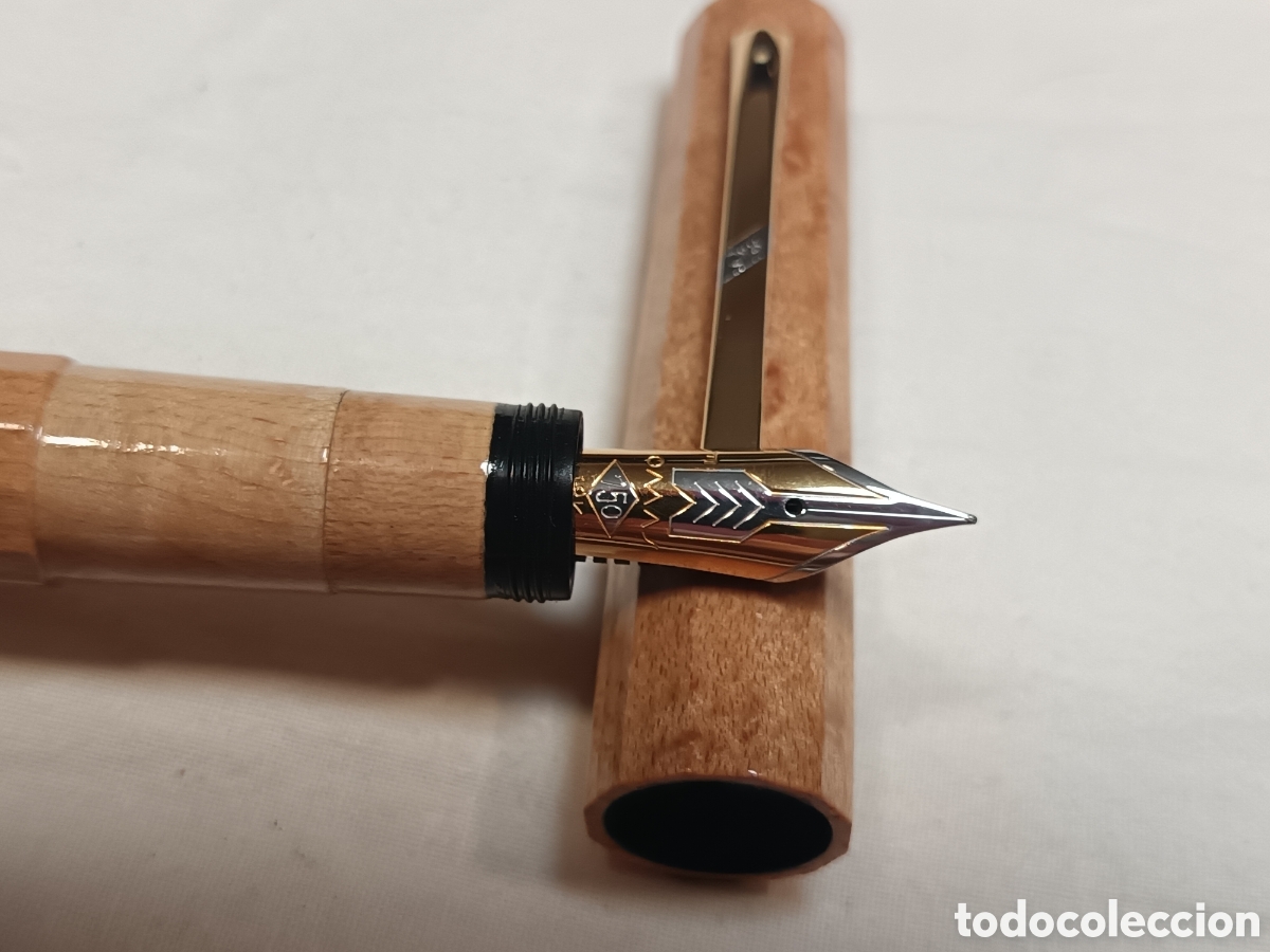 Plumas estilogr&aacute;ficas antiguas: OMAS PARAGON LEGNI PREGIATI . PLUMIN ORO 18K, PLUMA ESTILOGRAFICA LIMITED EDITION