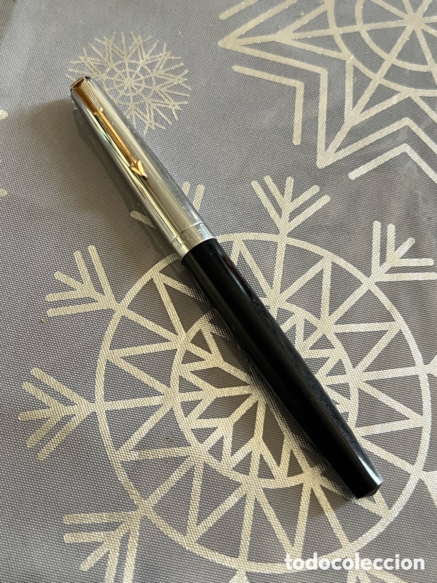 Plumas estilogr&aacute;ficas antiguas: ✅ pluma estilogr&aacute;fica PARKER 17 france oro 14K EF vintage