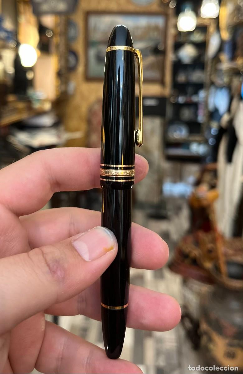 Plumas estilogr&aacute;ficas antiguas: PLUMA ESTILOGRAFICA MONTBLANC MEISTERSTUCK 146 PLUMIN ORO 14K 585 LEGRAND