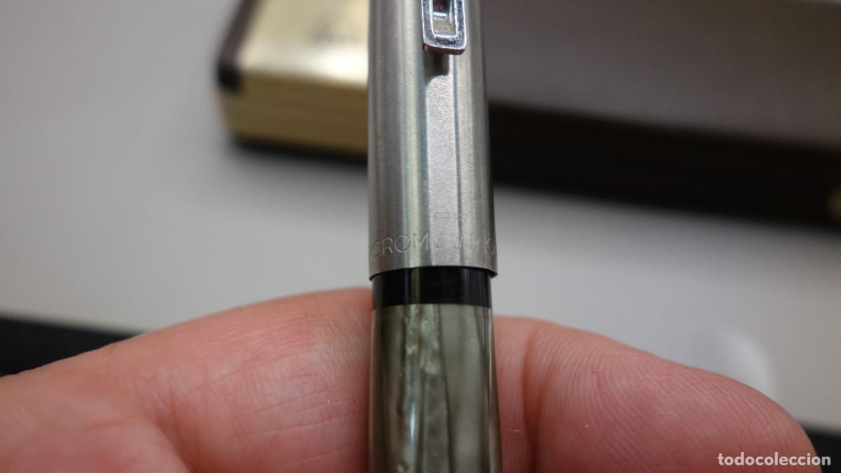 Plumas estilogr&aacute;ficas antiguas: PLUMA ESTILOGRAFICA INOXCROM 77 - Foto 5
