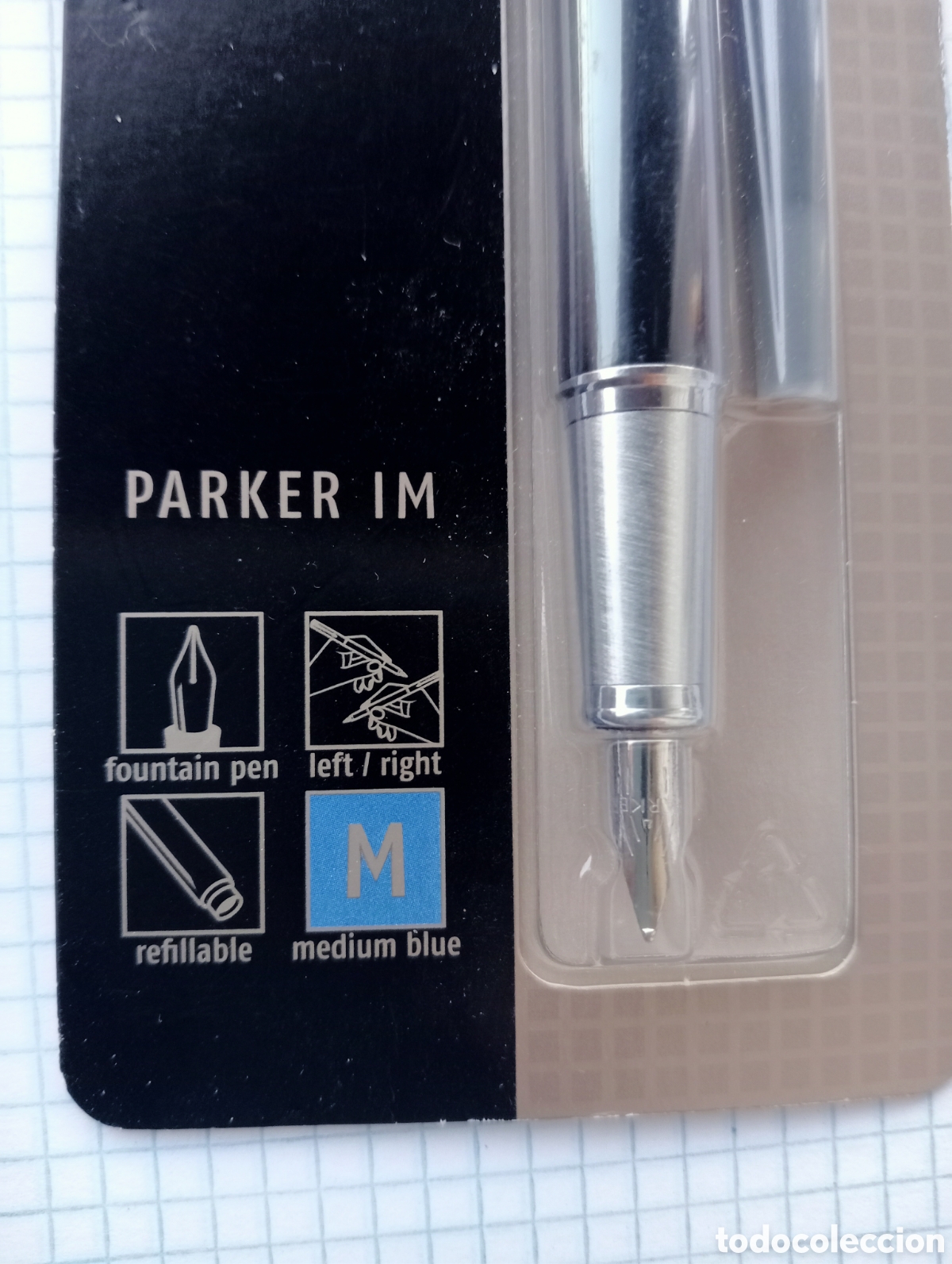 Plumas estilogr&aacute;ficas antiguas: Pluma estilografica Parker IM - Foto 2