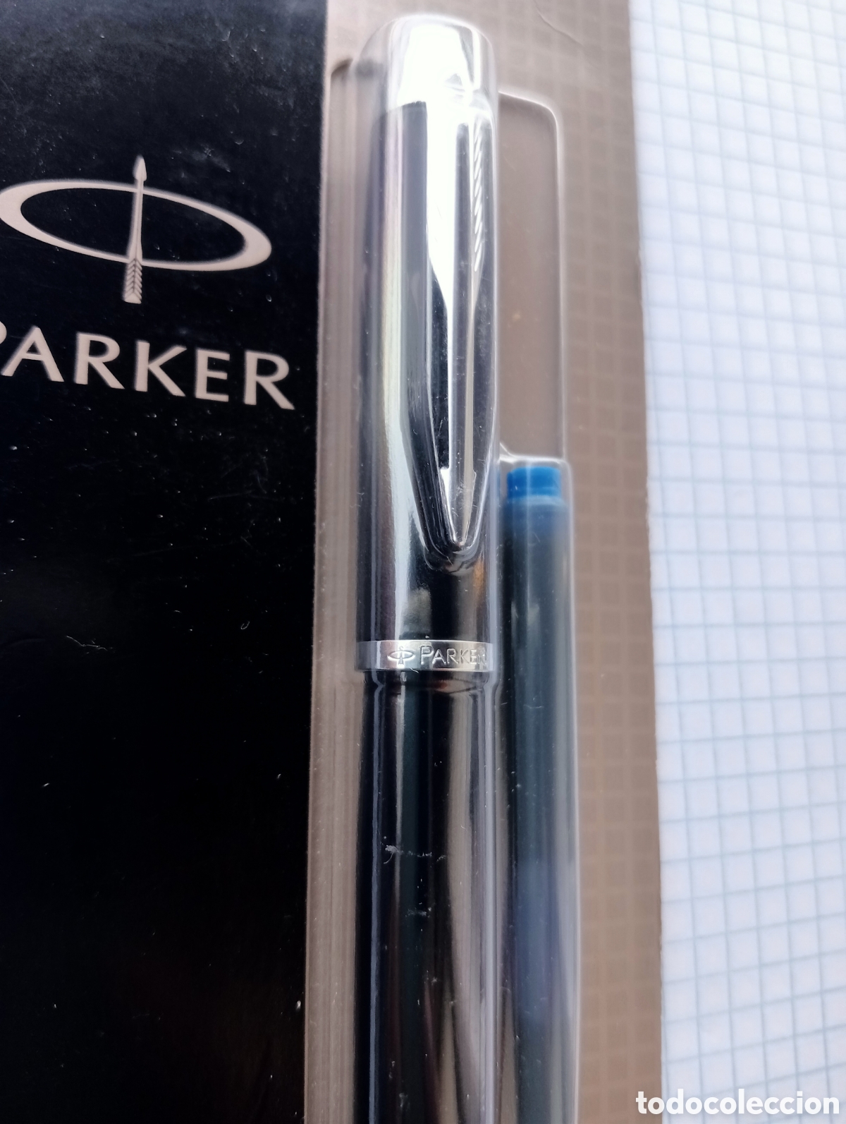 Plumas estilogr&aacute;ficas antiguas: Pluma estilografica Parker IM - Foto 3