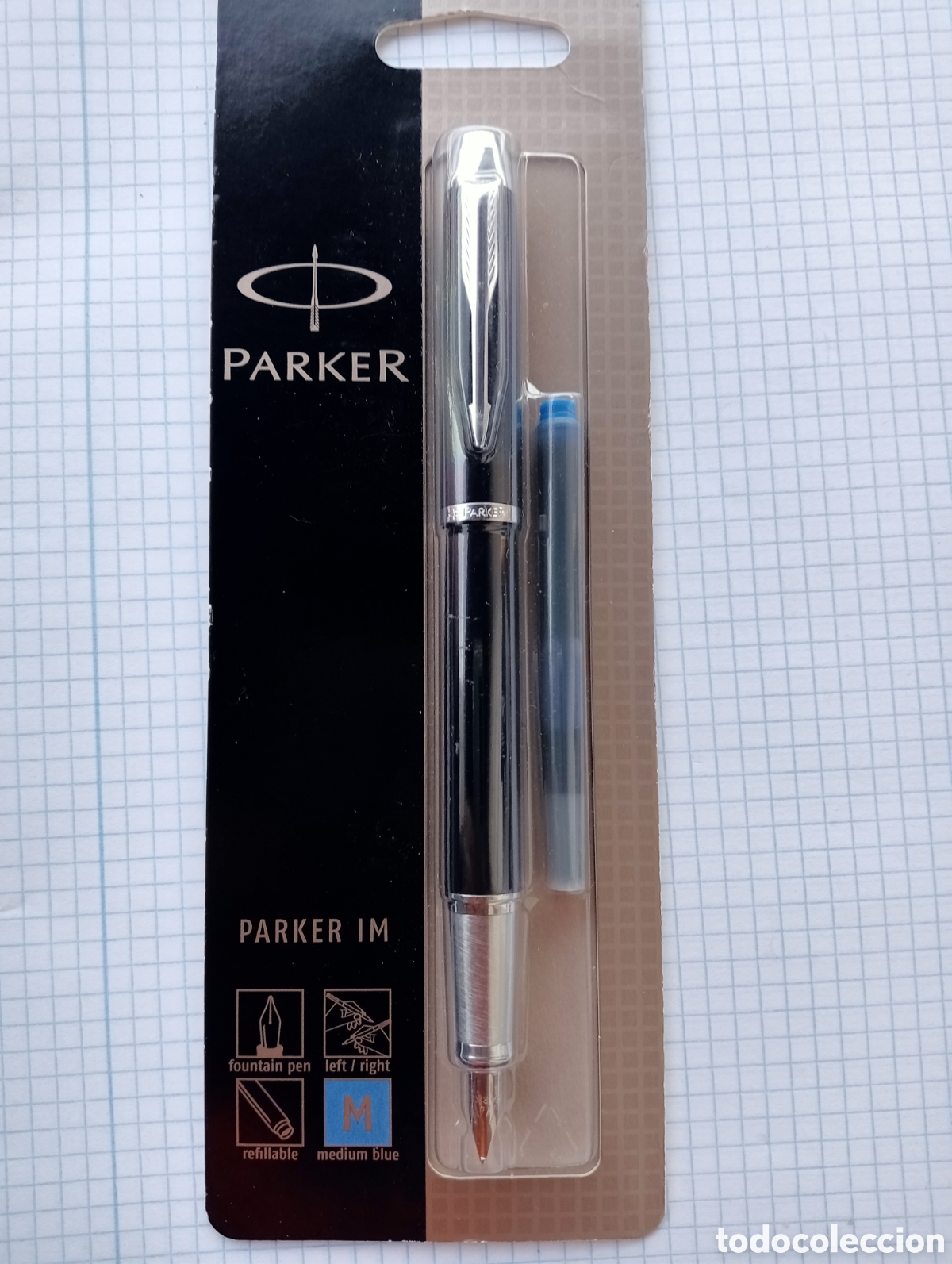 Plumas estilogr&aacute;ficas antiguas: Pluma estilografica Parker IM