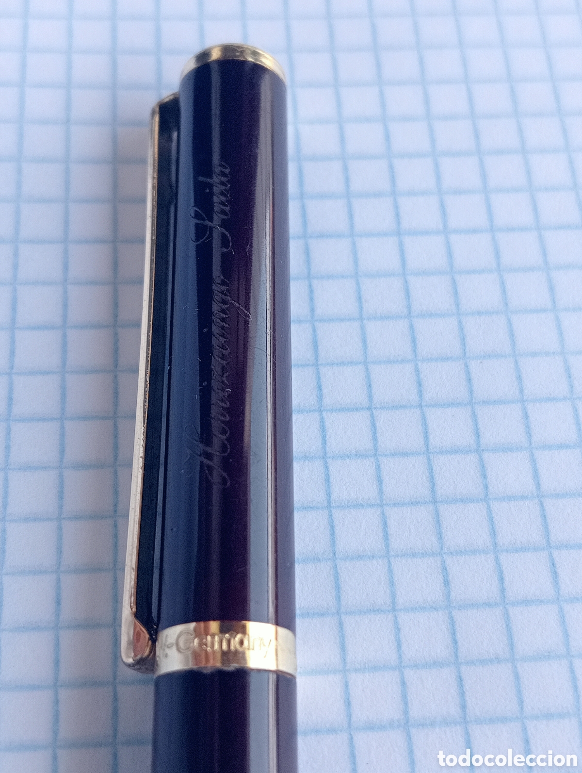 Plumas estilogr&aacute;ficas antiguas: Pluma Elys&eacute;e Germany marr&oacute;n - Foto 3