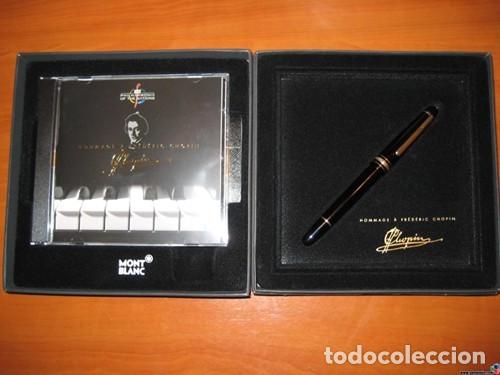 Plumas estilogr&aacute;ficas antiguas: ESTILOGR&Aacute;FICA MONTBLANC HOMENAJE A FREDERIC CHOPIN