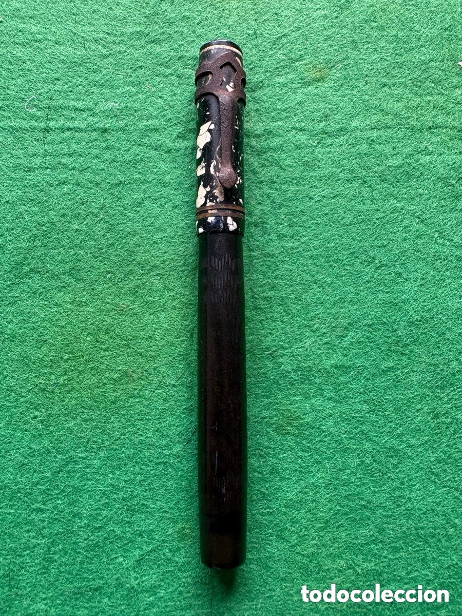 Stylos-plume anciens: Antiguo cuerpo de pluma estilogr&aacute;fica adaptado a bol&iacute;grafo para repuestos (A5)