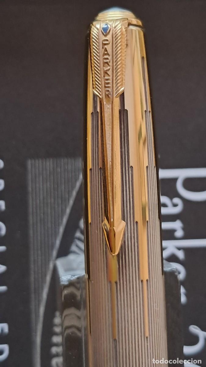Plumas estilogr&aacute;ficas antiguas: ESTILOGRAFICA PARKER 51 EMPIRE STATE - Foto 6