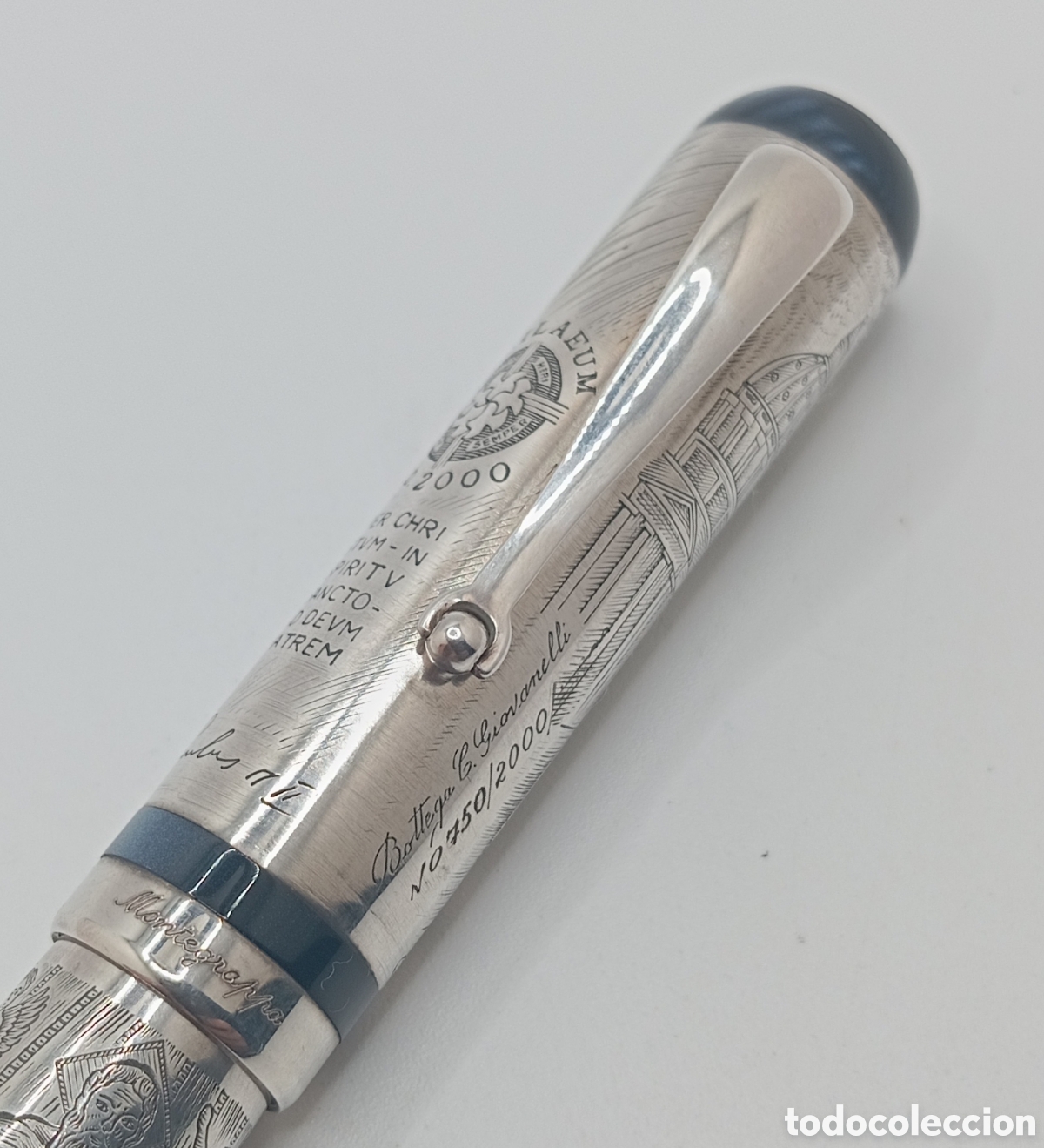 Plumas estilogr&aacute;ficas antiguas: Pluma Montegrappa Vatican 2000 - Foto 4