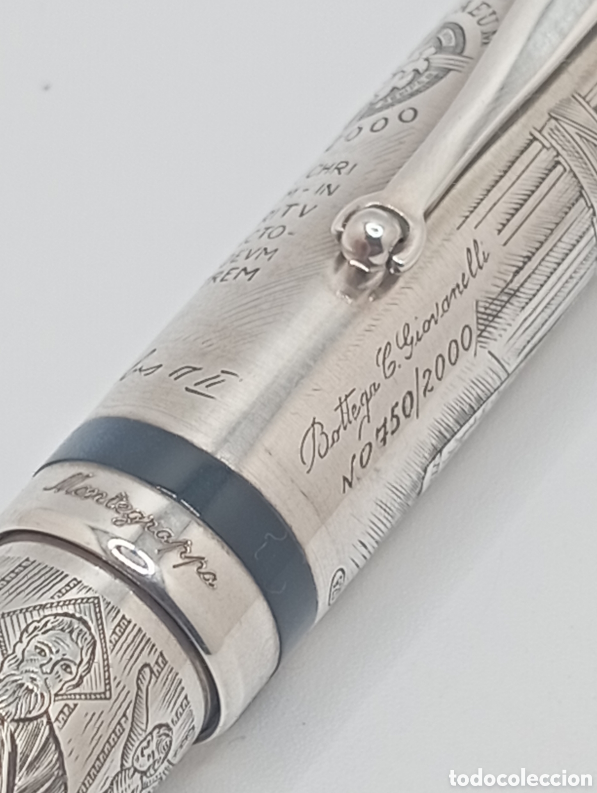Plumas estilogr&aacute;ficas antiguas: Pluma Montegrappa Vatican 2000 - Foto 5