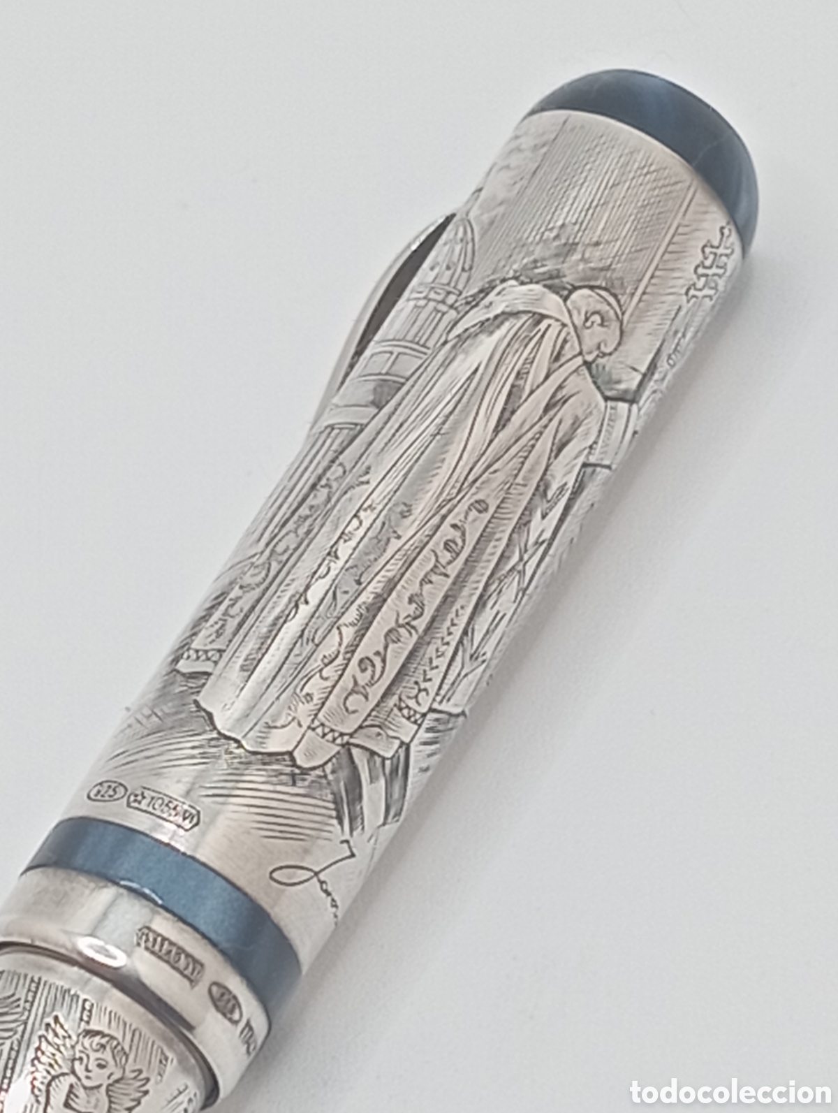 Plumas estilogr&aacute;ficas antiguas: Pluma Montegrappa Vatican 2000 - Foto 6
