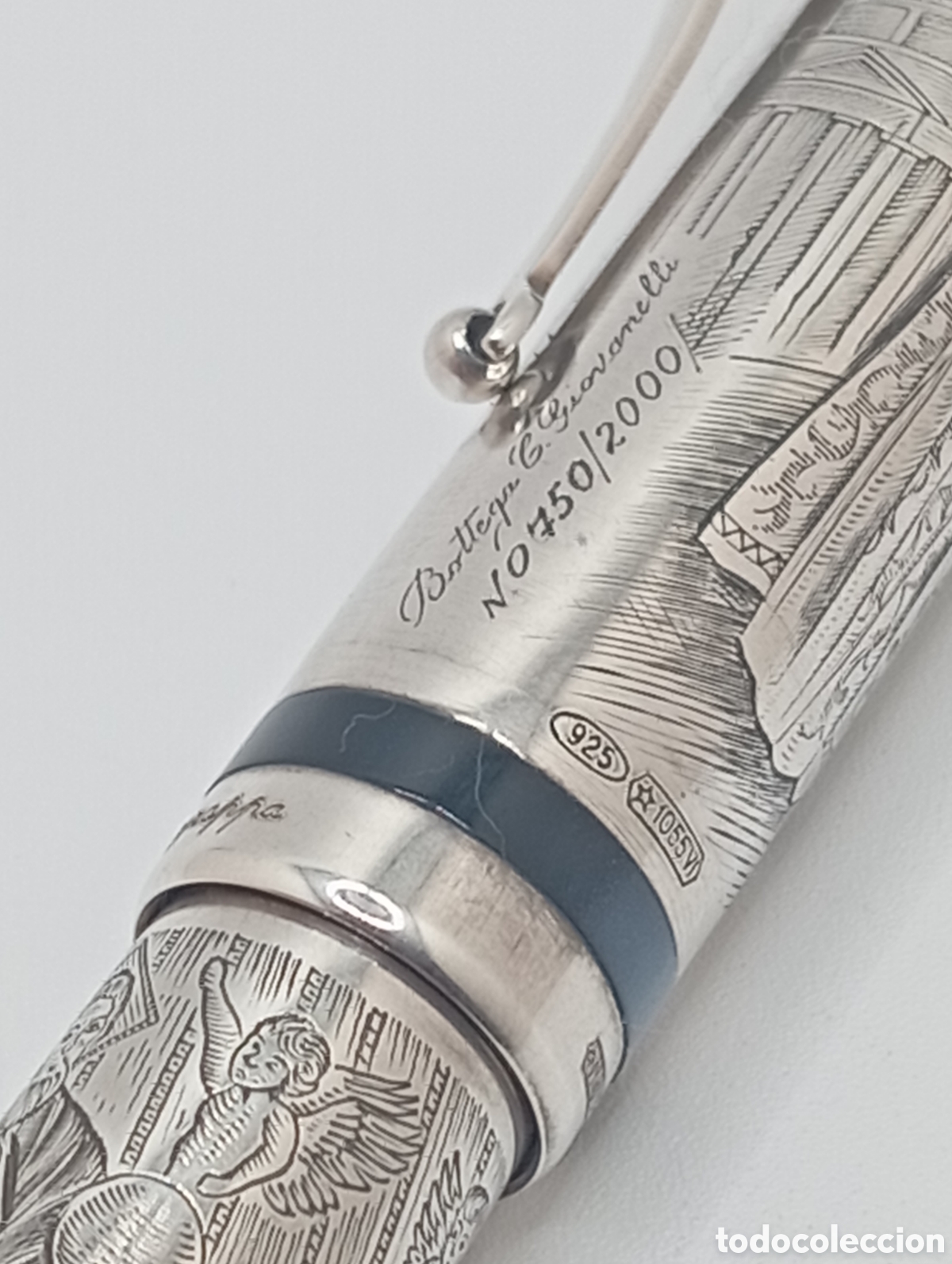 Plumas estilogr&aacute;ficas antiguas: Pluma Montegrappa Vatican 2000 - Foto 7