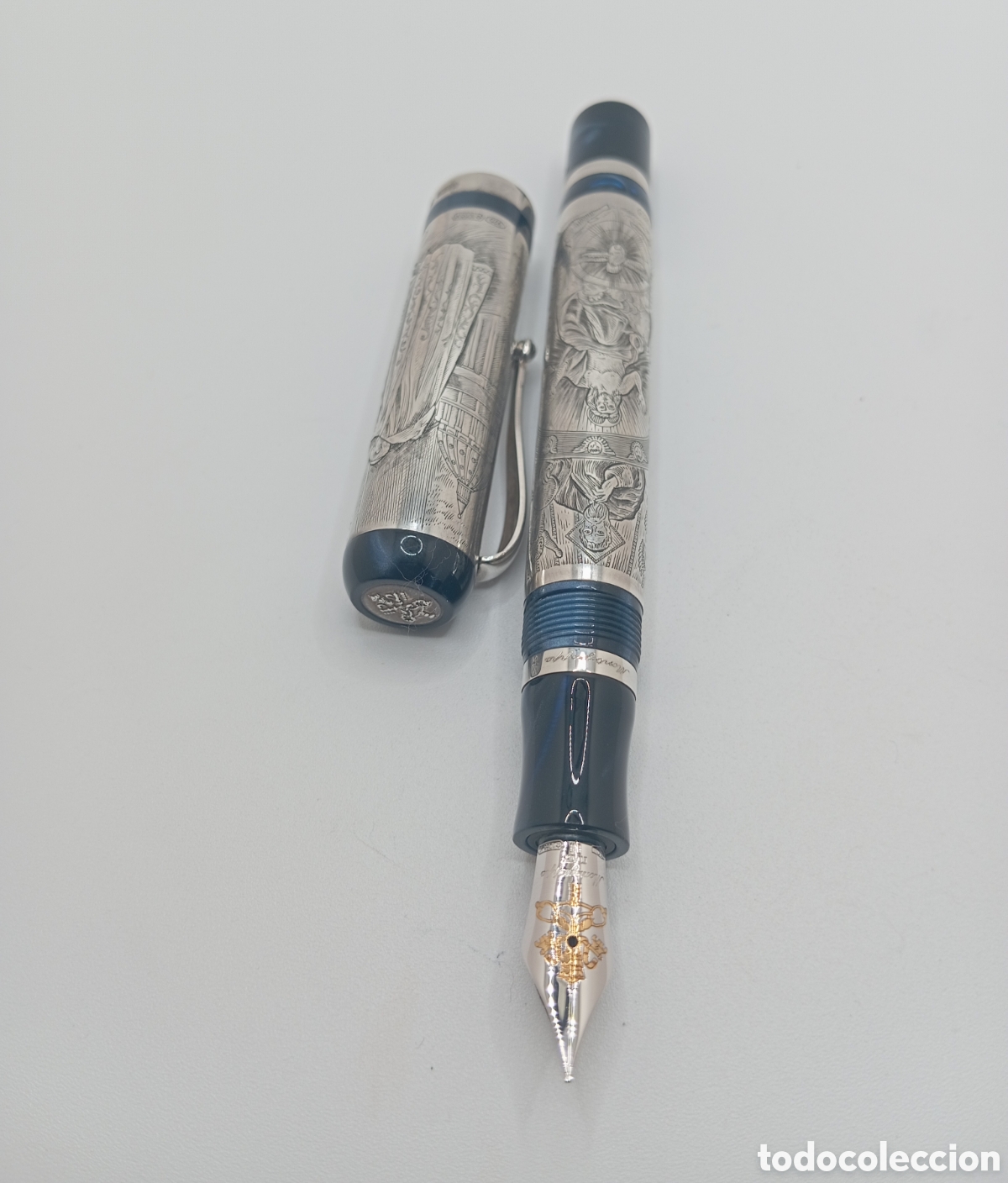 Plumas estilogr&aacute;ficas antiguas: Pluma Montegrappa Vatican 2000 - Foto 16