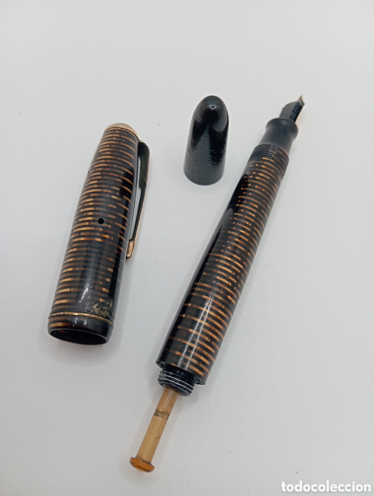 Plumas estilogr&aacute;ficas antiguas: Pluma Parker vacumatic canada - Foto 11