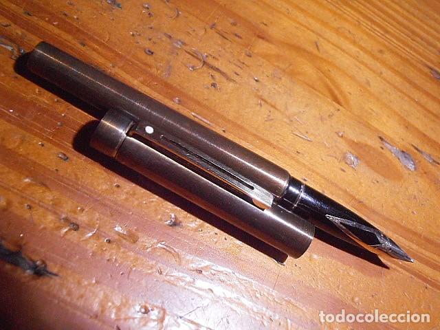 Plumas estilogr&aacute;ficas antiguas: ESTILOGR&Aacute;FICA SHEAFFER PLUMIN 14 K - Foto 4