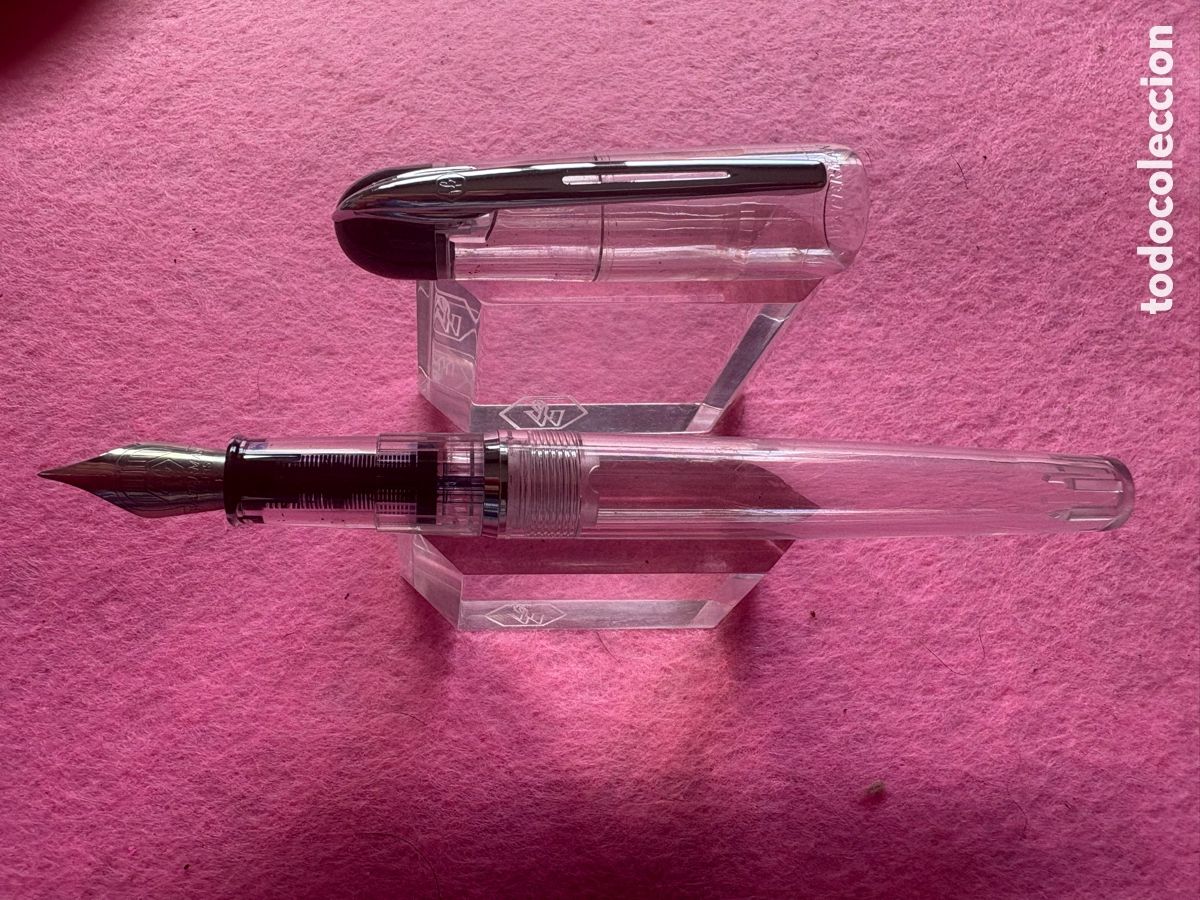 Plumas estilogr&aacute;ficas antiguas: Pluma estilogr&aacute;fica transparente Waterman Phileas (A1)
