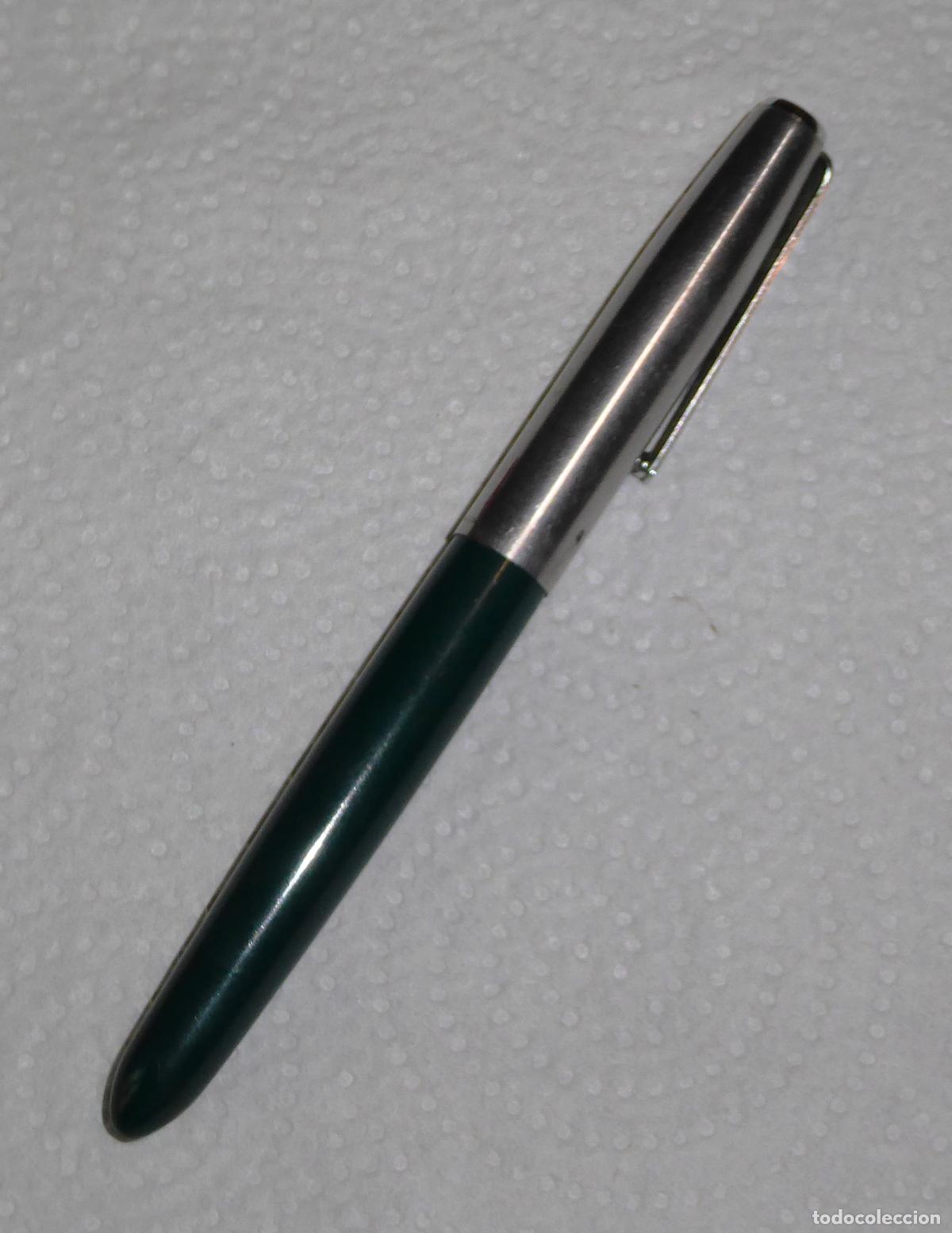 Plumas estilogr&aacute;ficas antiguas: PLUMA PARKER 21 VERDE - Foto 2