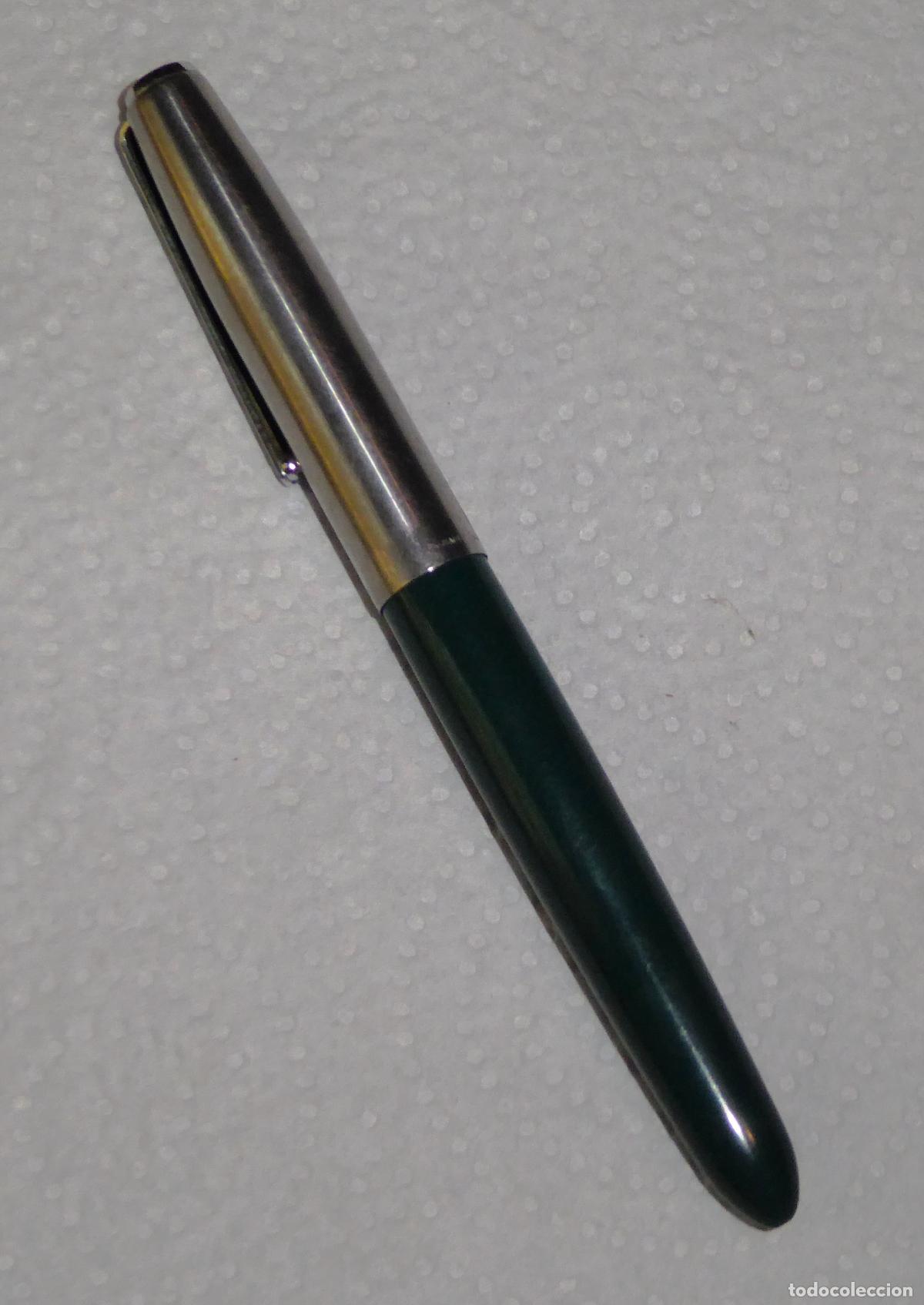 Plumas estilogr&aacute;ficas antiguas: PLUMA PARKER 21 VERDE - Foto 3