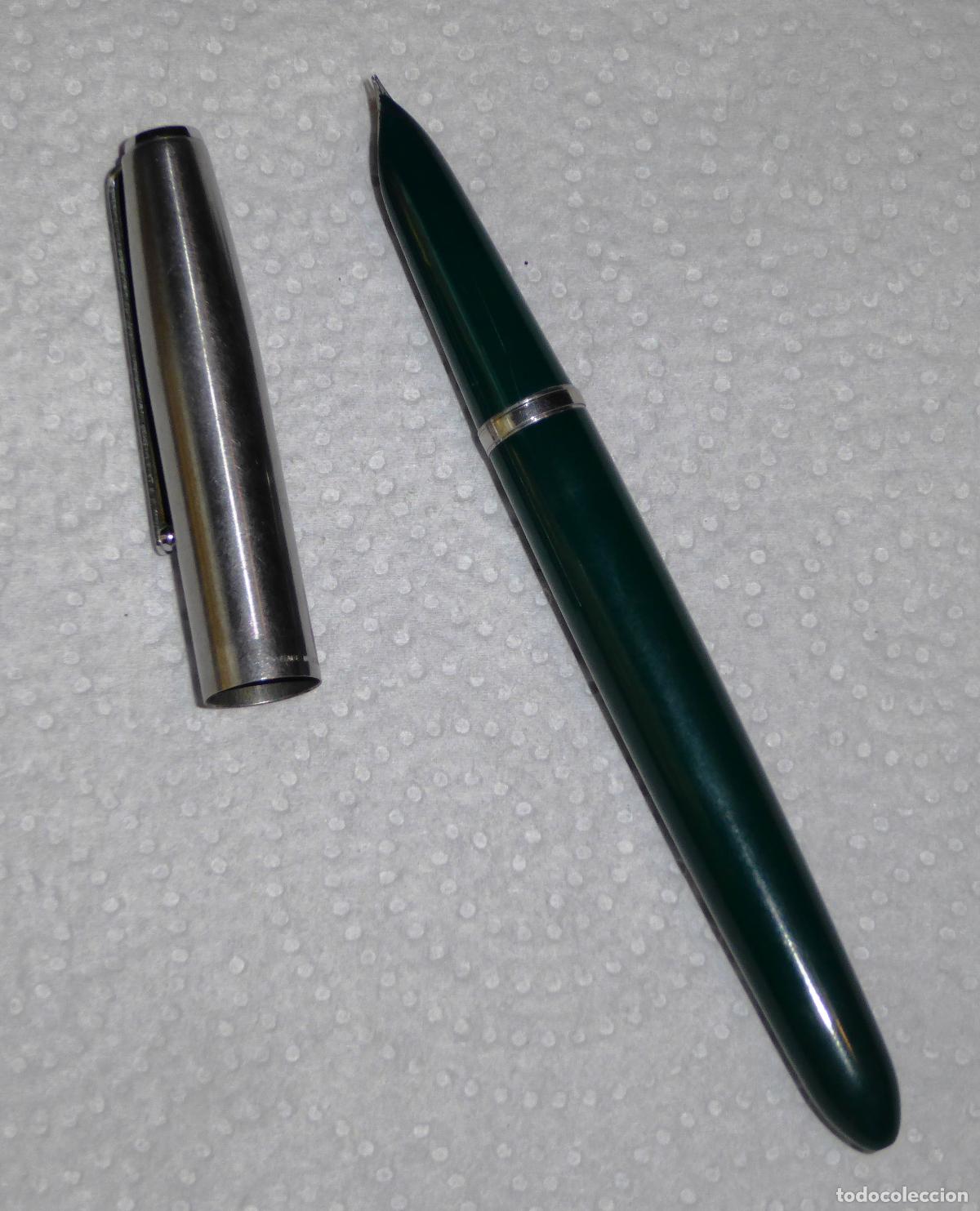 Plumas estilogr&aacute;ficas antiguas: PLUMA PARKER 21 VERDE - Foto 7