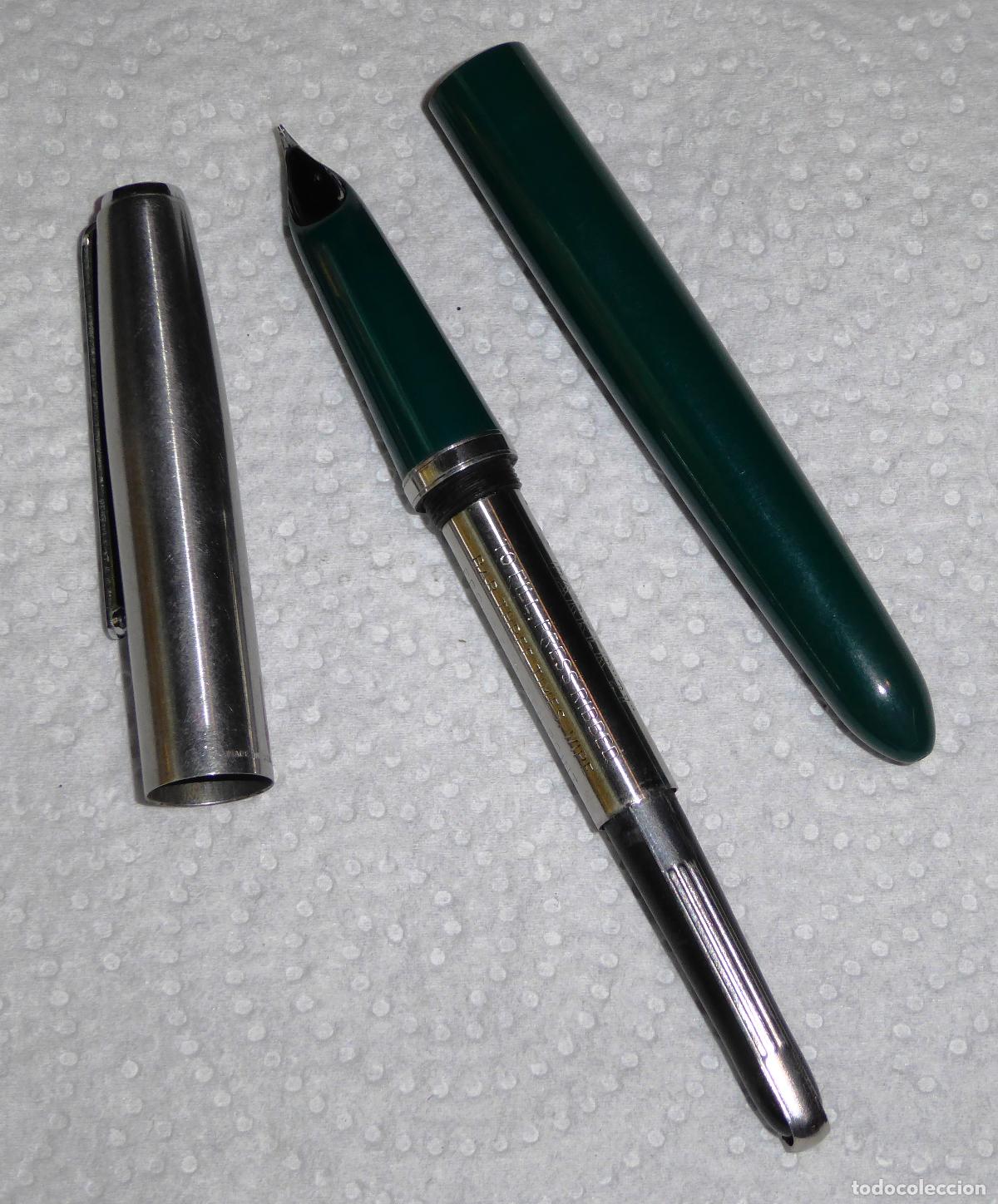 Plumas estilogr&aacute;ficas antiguas: PLUMA PARKER 21 VERDE - Foto 8