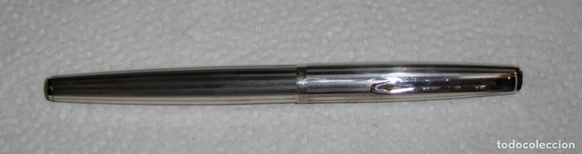 Plumas estilogr&aacute;ficas antiguas: PLUMA ESTILOGRAFICA AURORA 98 - PLATA - Foto 3