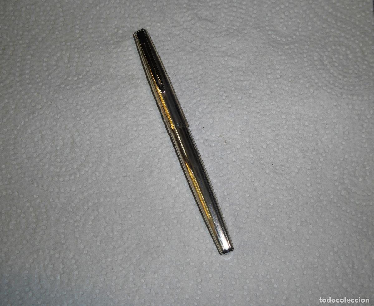 Old Fountain Pens: PLUMA ESTILOGRAFICA AURORA 98 - PLATA