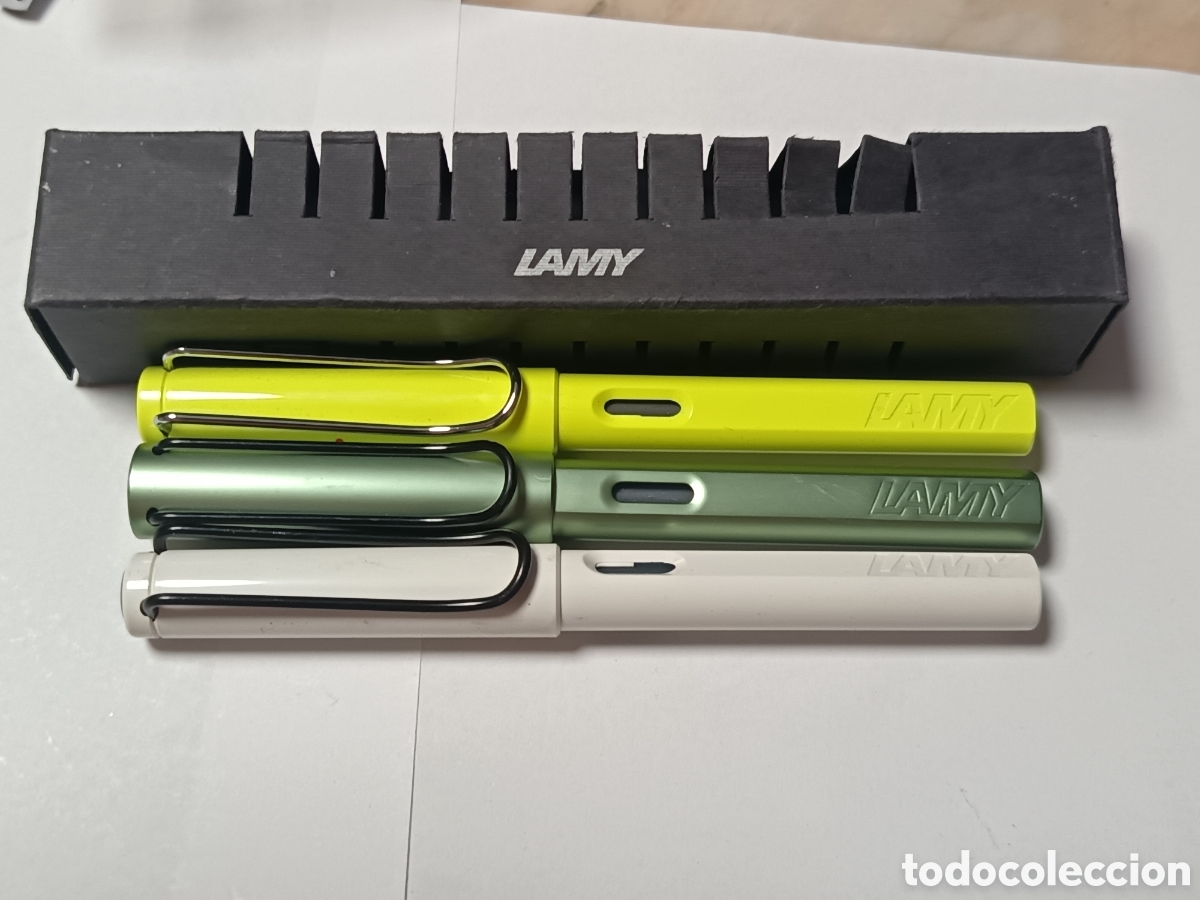 Plumas estilogr&aacute;ficas antiguas: LAMY, VINTAGE , X 3 PLUMAS ESTILOGRAFICAS
