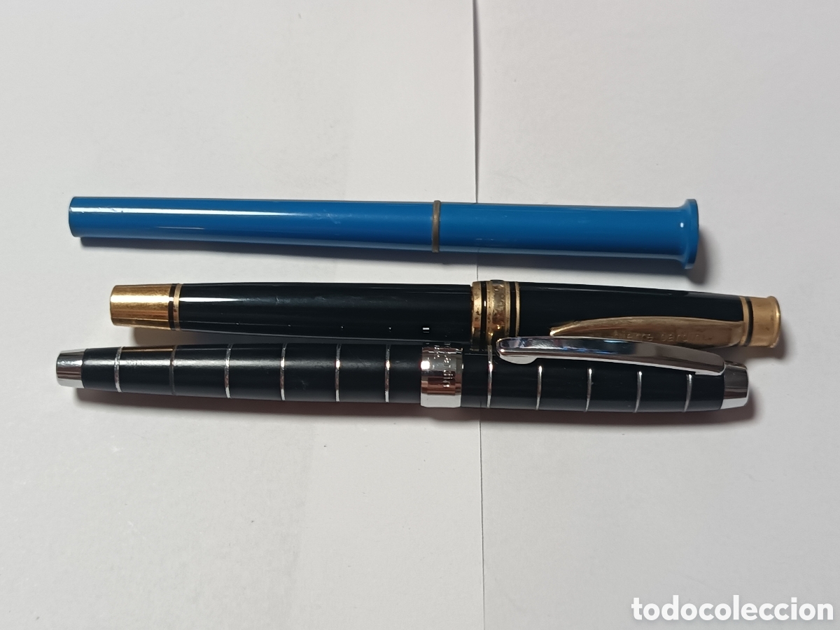 Plumas estilogr&aacute;ficas antiguas: PIERRE CARDIN, , X2 PLUMAS Y 1 BOL&Iacute;GRAFO