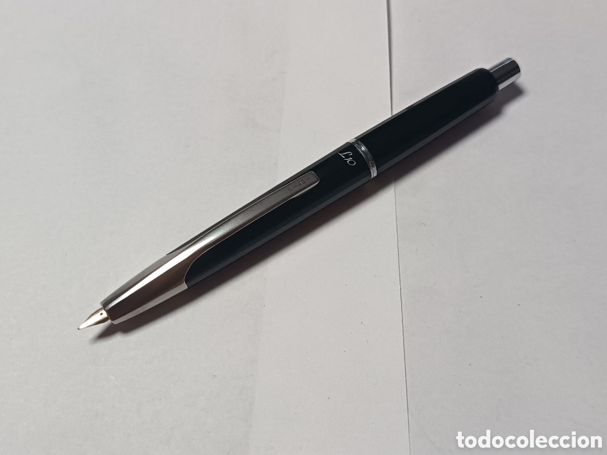 Plumas estilogr&aacute;ficas antiguas: VINTAGE, PILOT CAPLESS L10 , PLUMIN DE ORO DE 14K, JAPAN, PLUMA ESTILOGRAFICA RETRACTIL