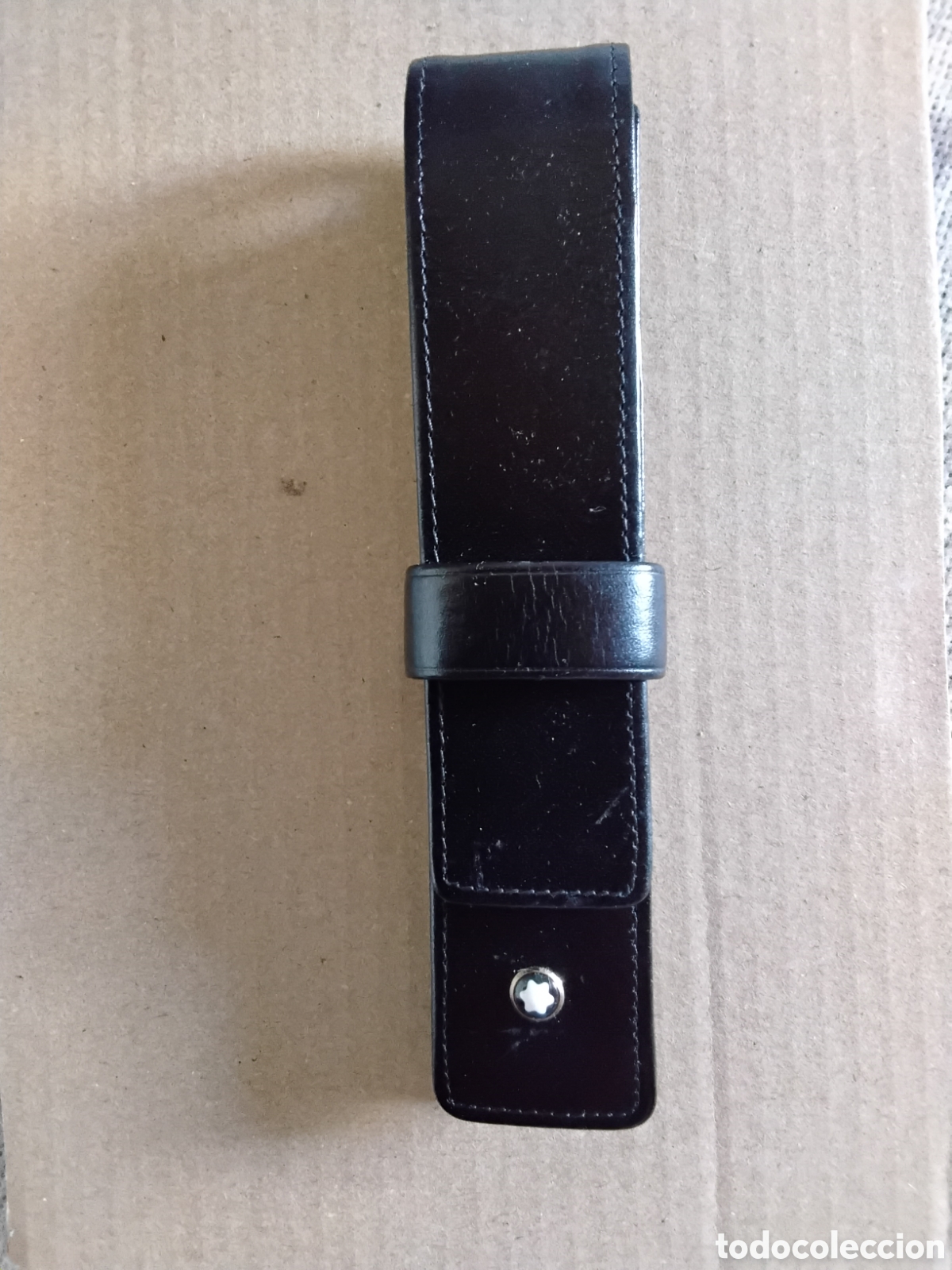 Plumas estilogr&aacute;ficas antiguas: FUNDA DE CUERO DE MONTBLANC PARA PLUMA ESTILOGR&Aacute;FICA O BOL&Iacute;GRAFO