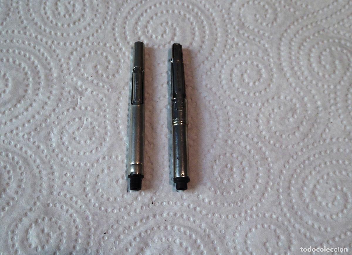 Plumas estilogr&aacute;ficas antiguas: DOS CARGADORES AEROMETRICOS - CONVERTIDOR PARKER - RECAMBIO