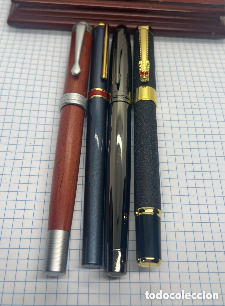 Alte F&uuml;llfederhalter: 4 PLUMAS ESTILOGR&Aacute;FICAS, SIN USO