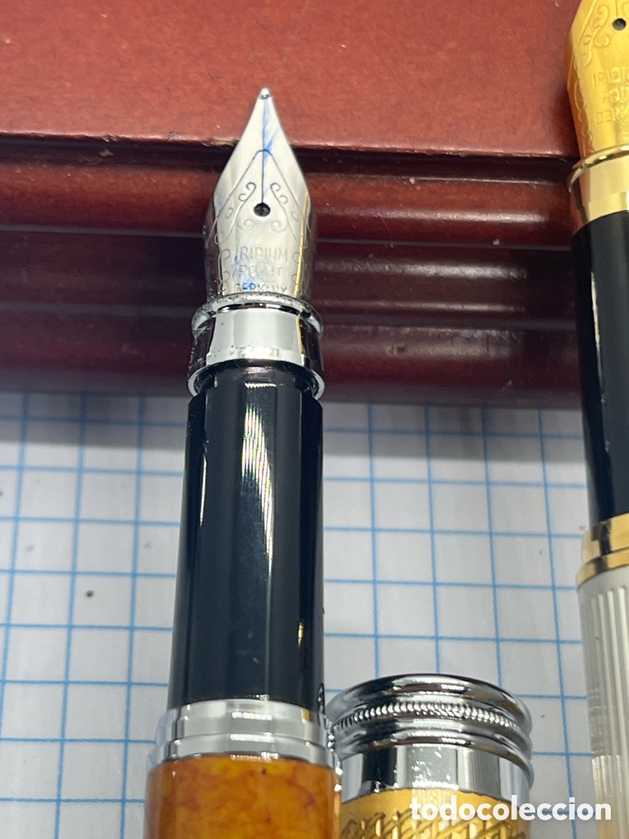 Plumas estilogr&aacute;ficas antiguas: 4 Plumas estilogr&aacute;ficas, sin uso - Foto 4