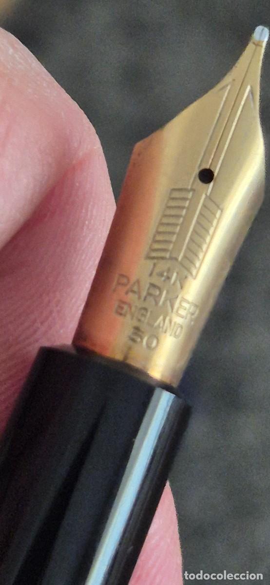 Plumas estilogr&aacute;ficas antiguas: Pluma estilografica Parker Maxima - Foto 3